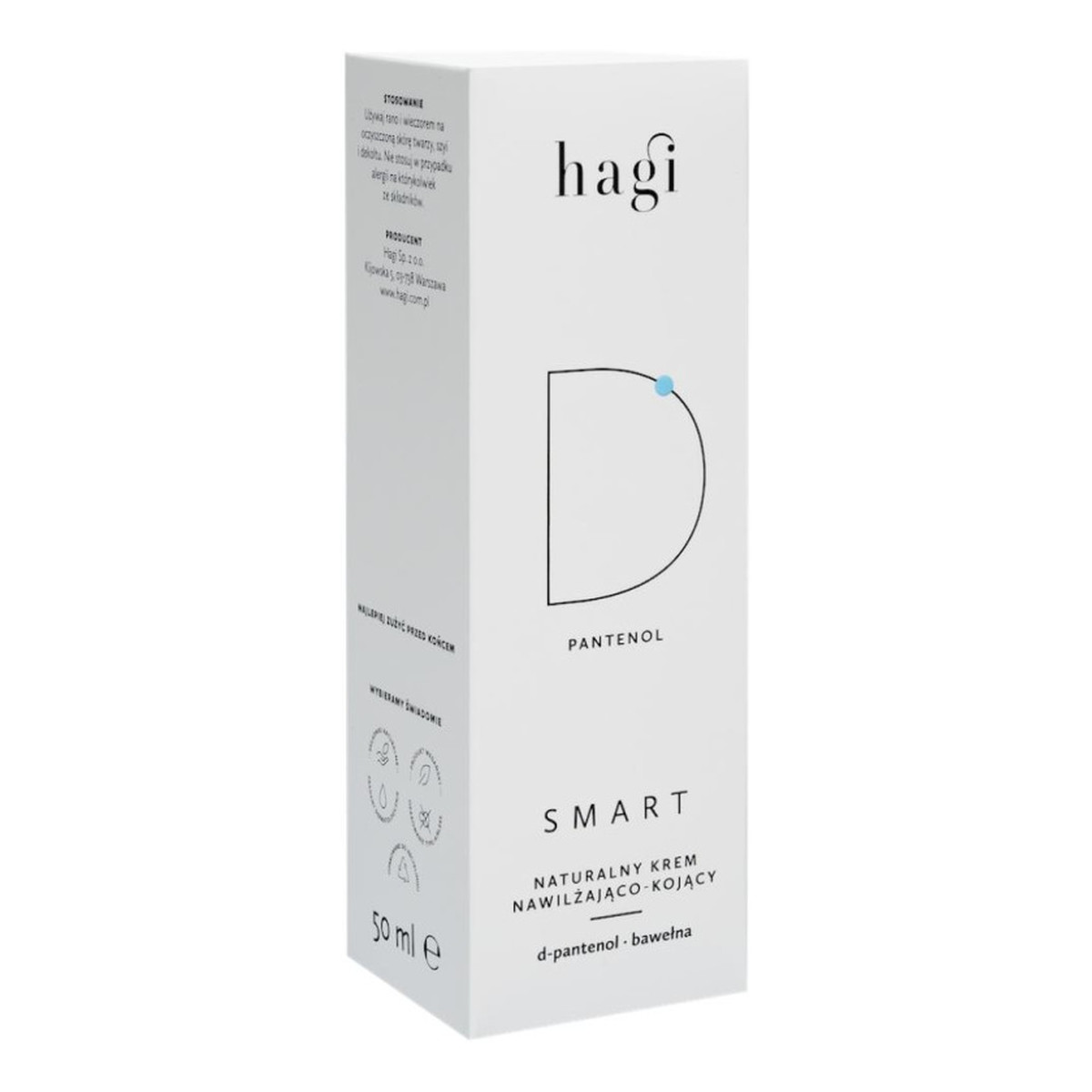 Hagi Smart D Naturalny krem nawilżająco-kojący z D-pantenolem 50ml