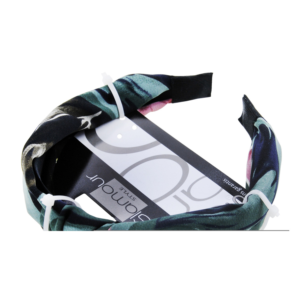 Glamour Green Collection opaska do włosów z węzłem