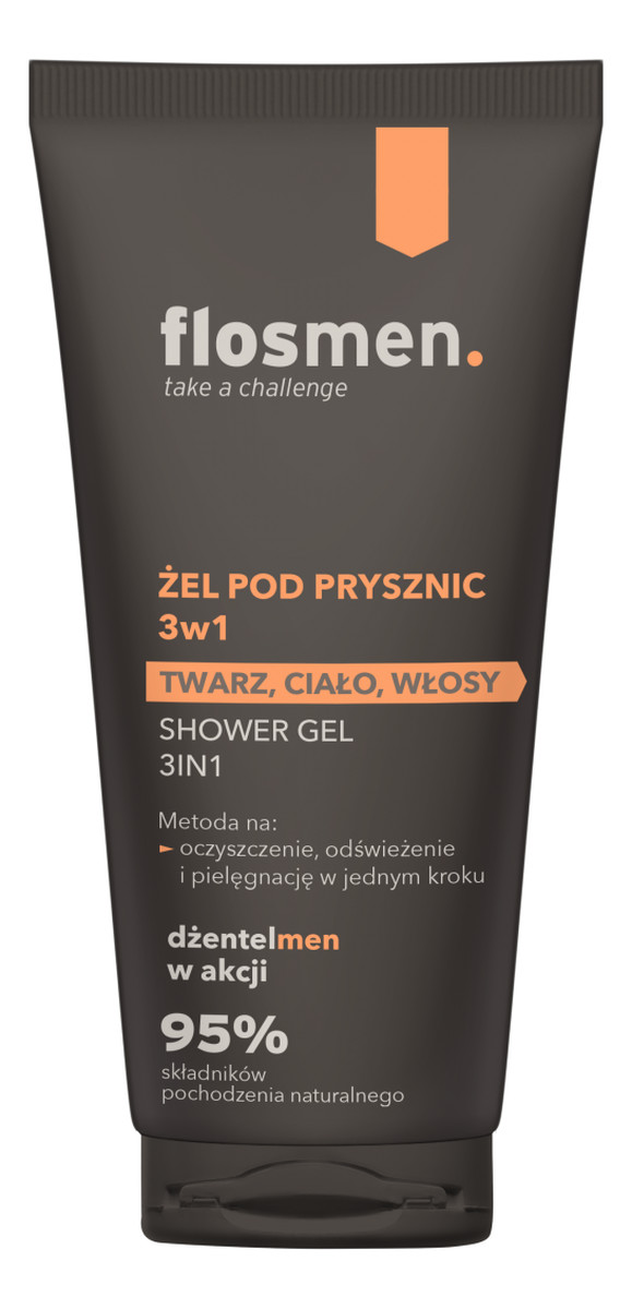 Żel pod prysznic 3w1