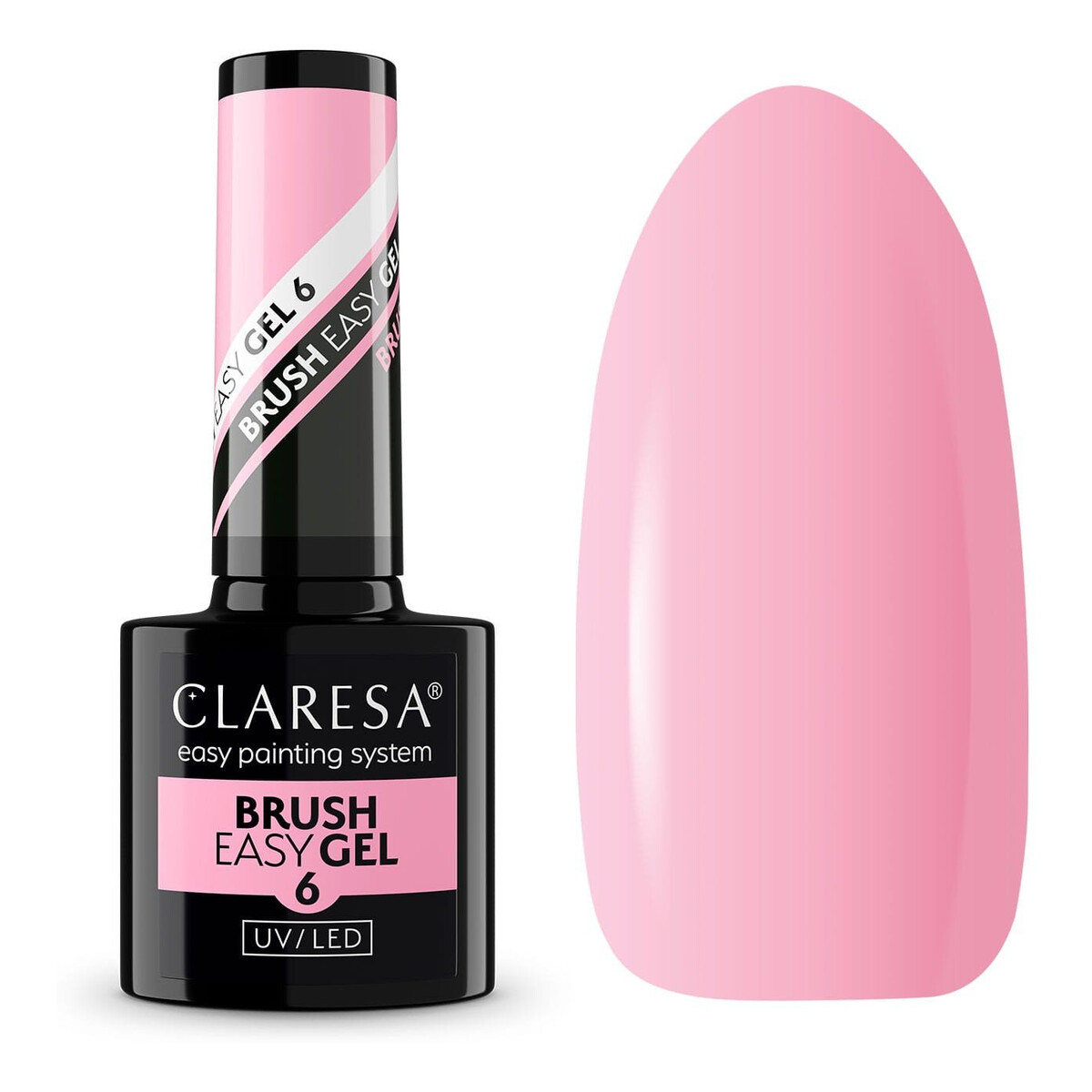 Claresa Brush Easy Gel Żel UV w butelce 5g