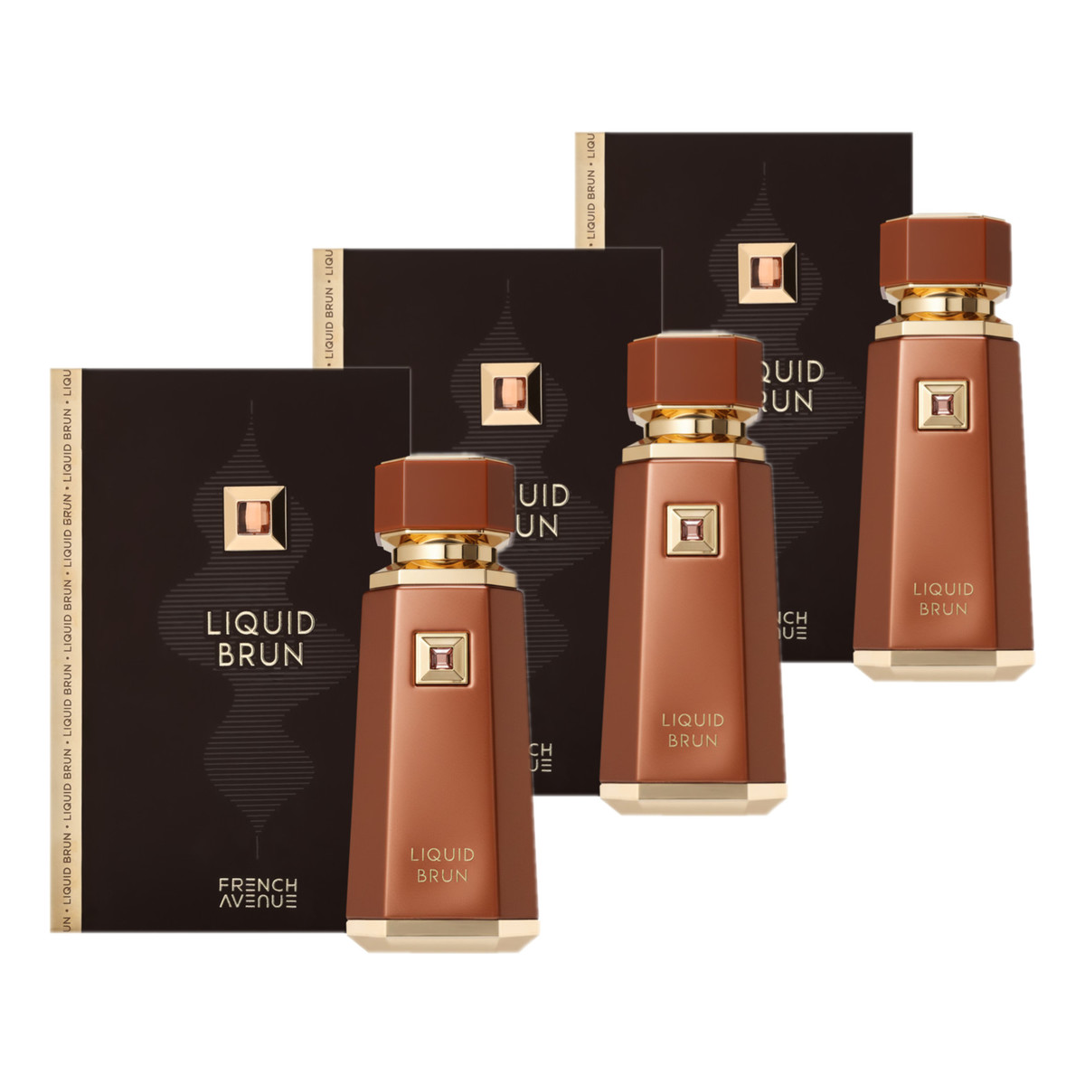 French Avenue Liquid Brun Woda perfumowana Unisex 3x100ml