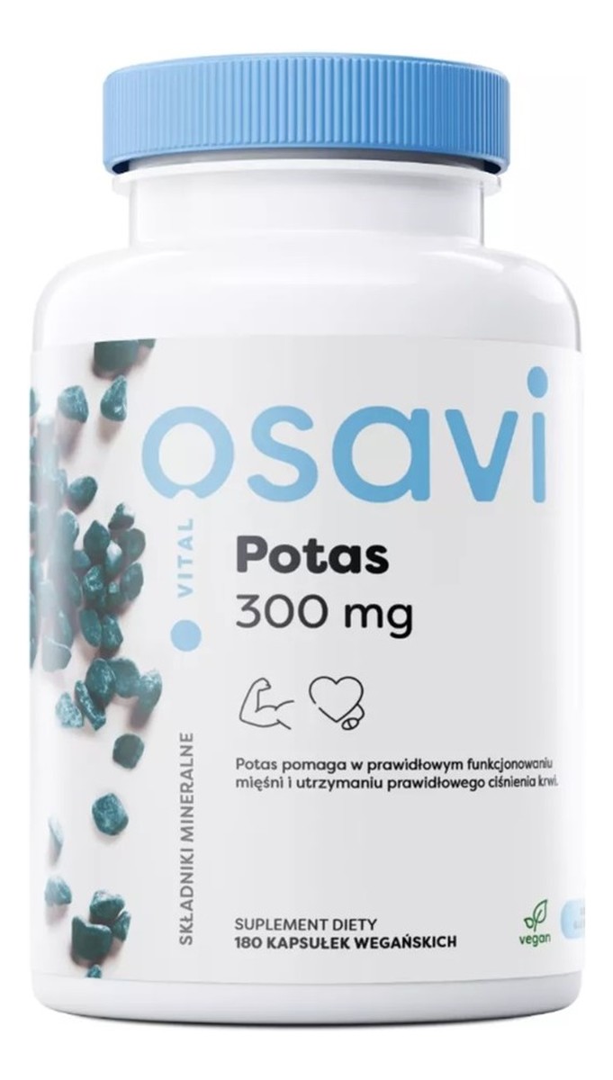 Potas 300mg suplement diety 180 kapsułek