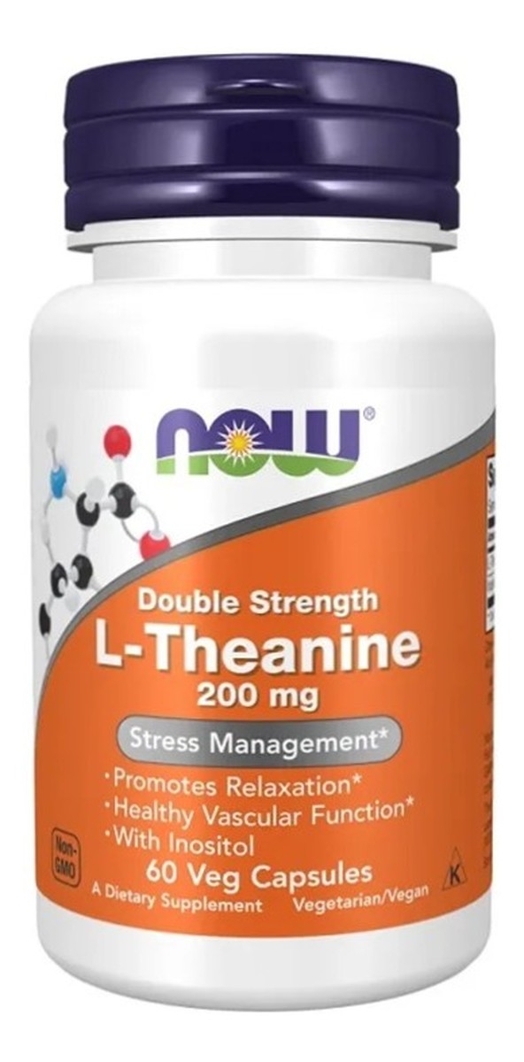 L-theanine 200mg suplement diety 60 kapsułek