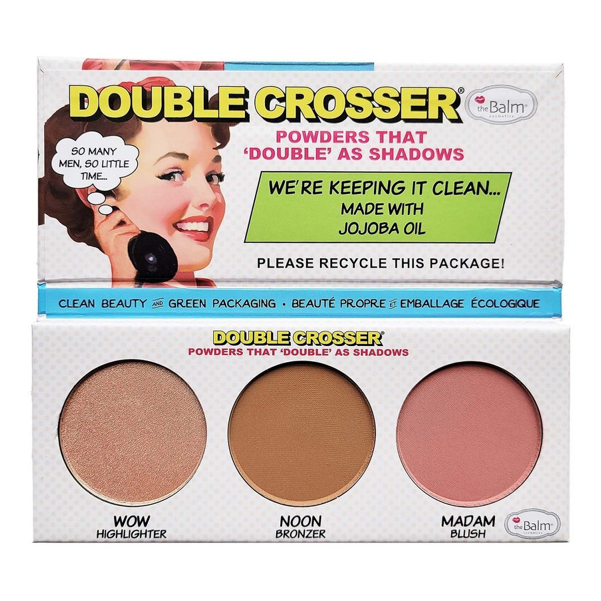 the Balm Double Crosser Contour Palette Paleta do konturowania 8g