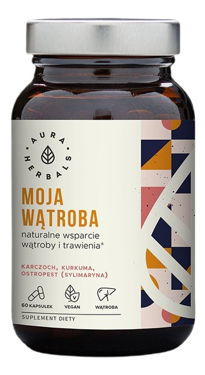 Moja wątroba naturalne wsparcie wątroby i trawienia suplement diety 60 kapsułek