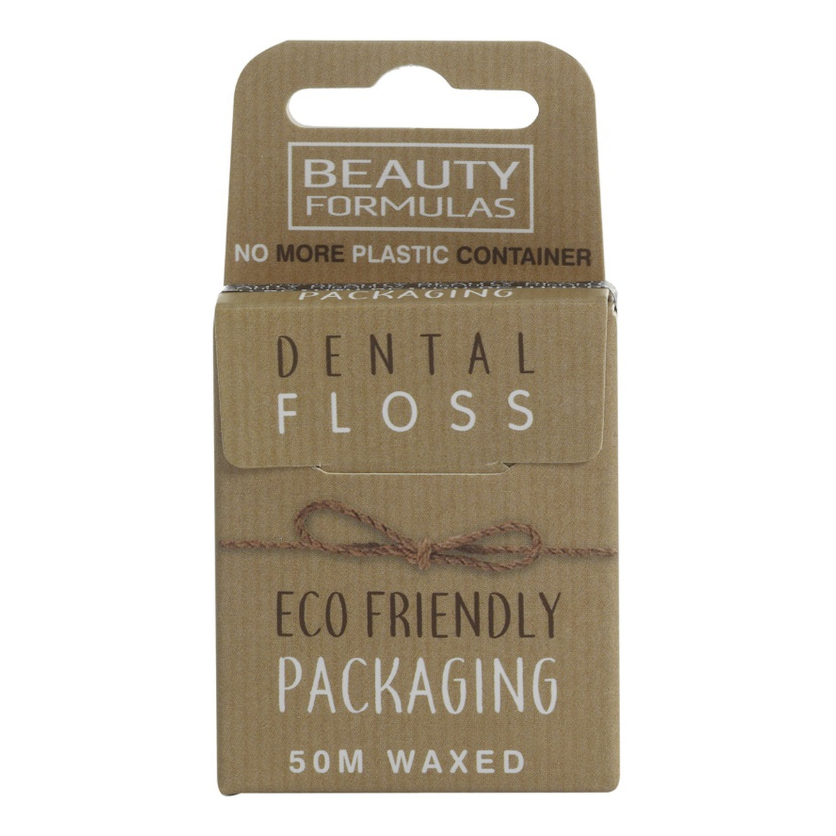 Beauty Formulas Eco friendly dental floss ekologiczna woskowana nić dentystyczna 50m
