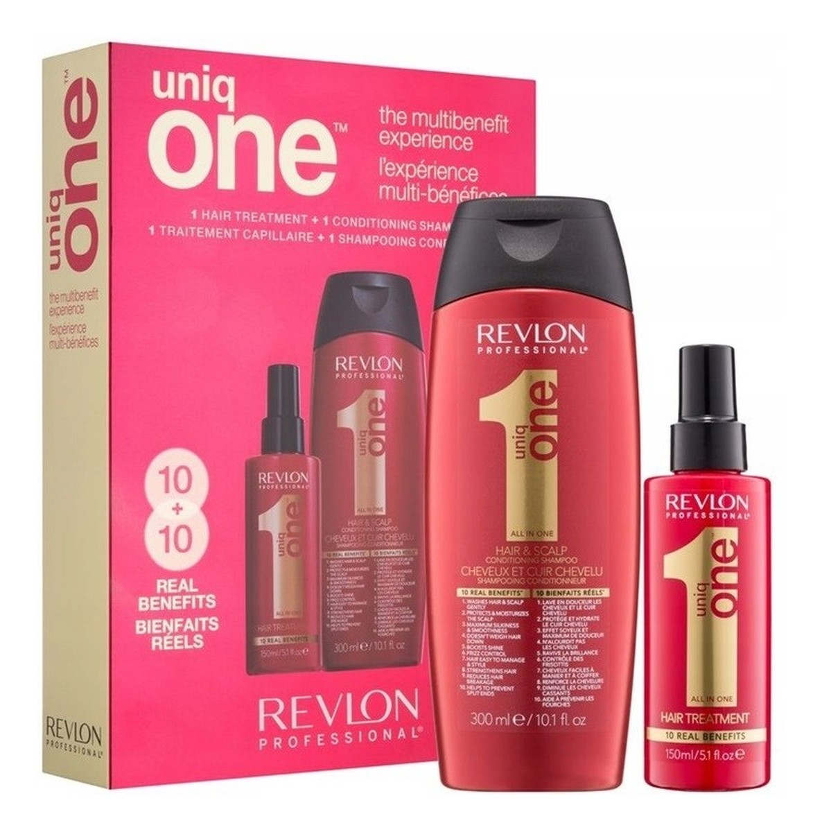 zestaw (odżywka do włosów w sprayu 150ml + szampon do włosów 300ml)