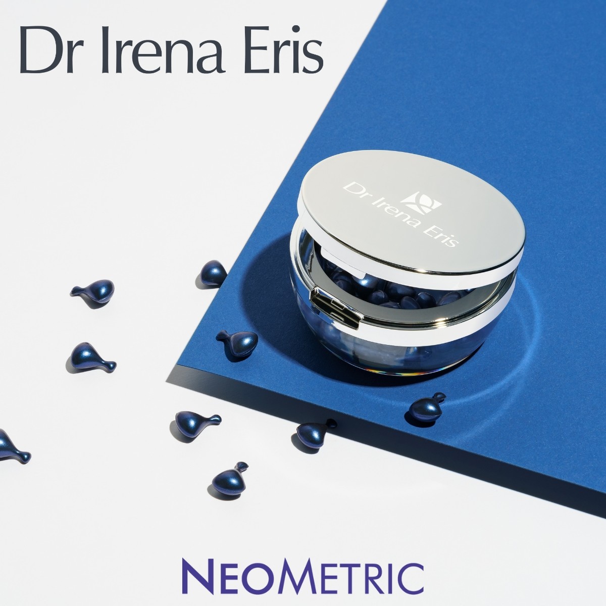 Dr Irena Eris Neometric Kapsułki 50+ Redukujące Zmarszczki Wokół Oczu i Ust Noc