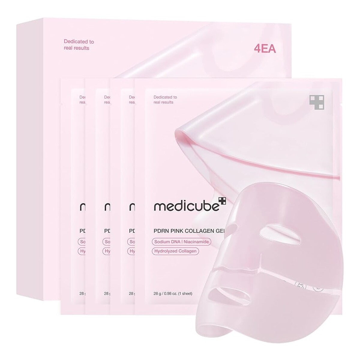 Pdrn pink collagen gel mask kolagenowa maska do twarzy 4x28g