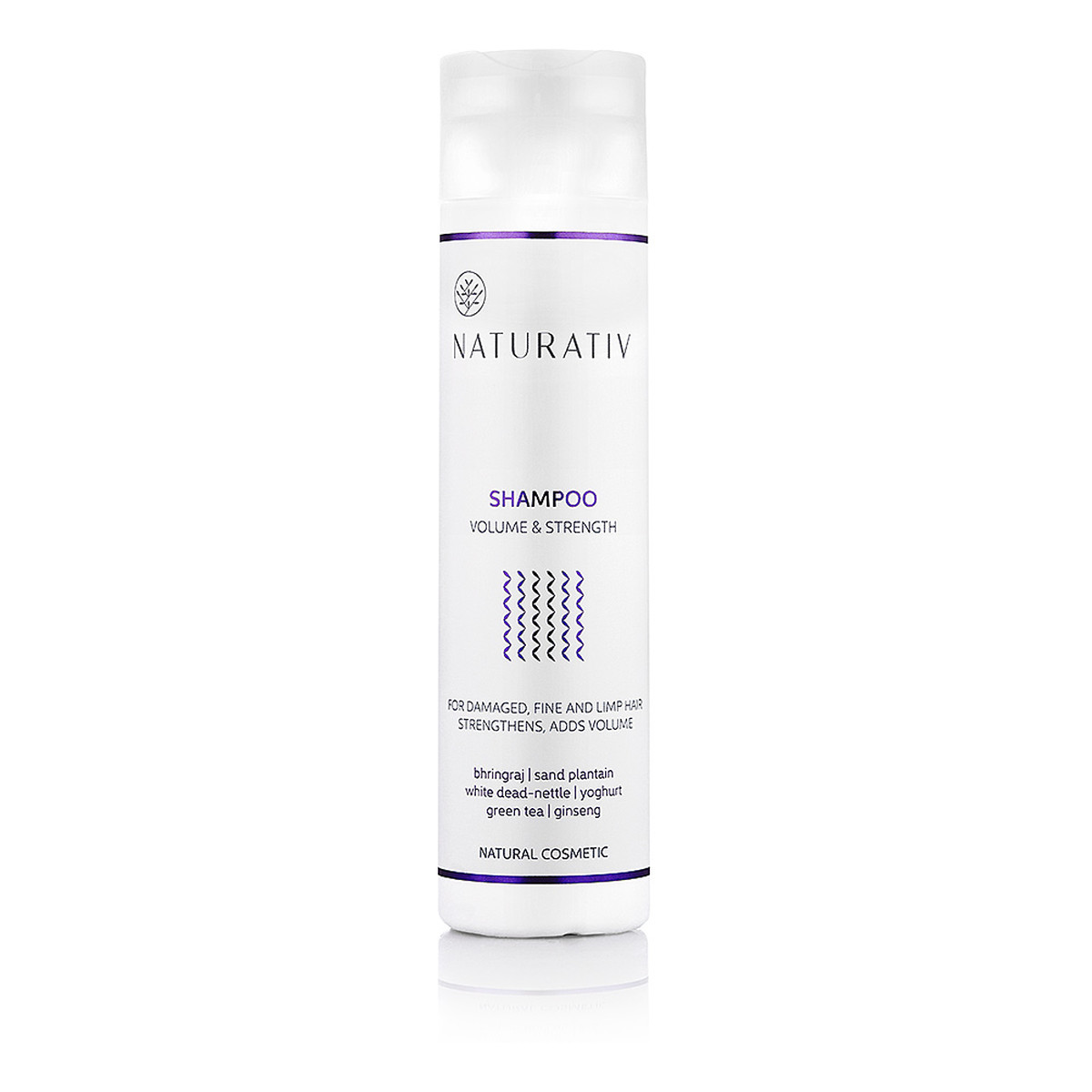 Naturativ Shampoo volume & strenght szampon do włosów zniszczonych i cienkich 250ml