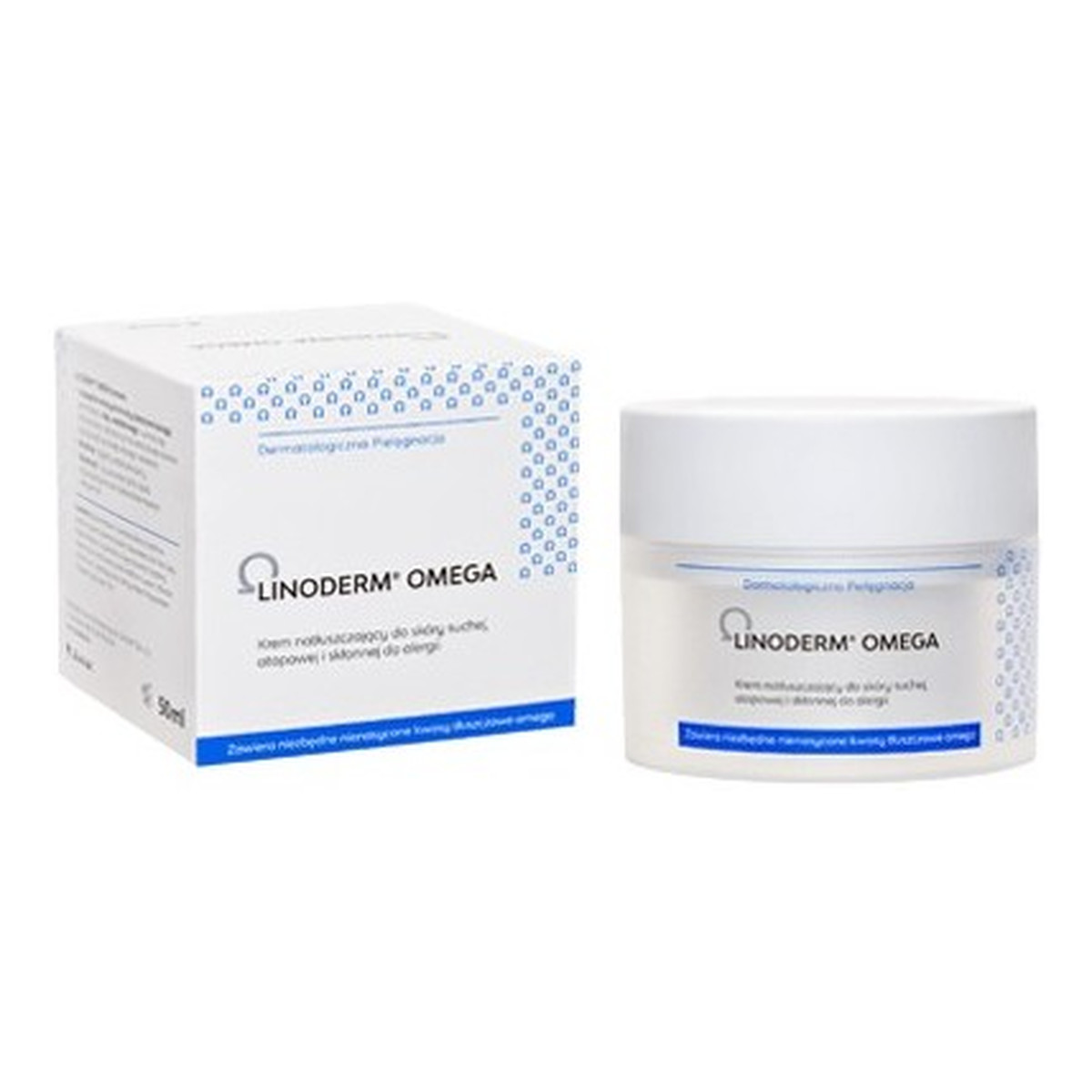 Linoderm Omega Krem natłuszczający do skóry suchej oraz nadwrażliwej i skłonnej do alergii 50ml