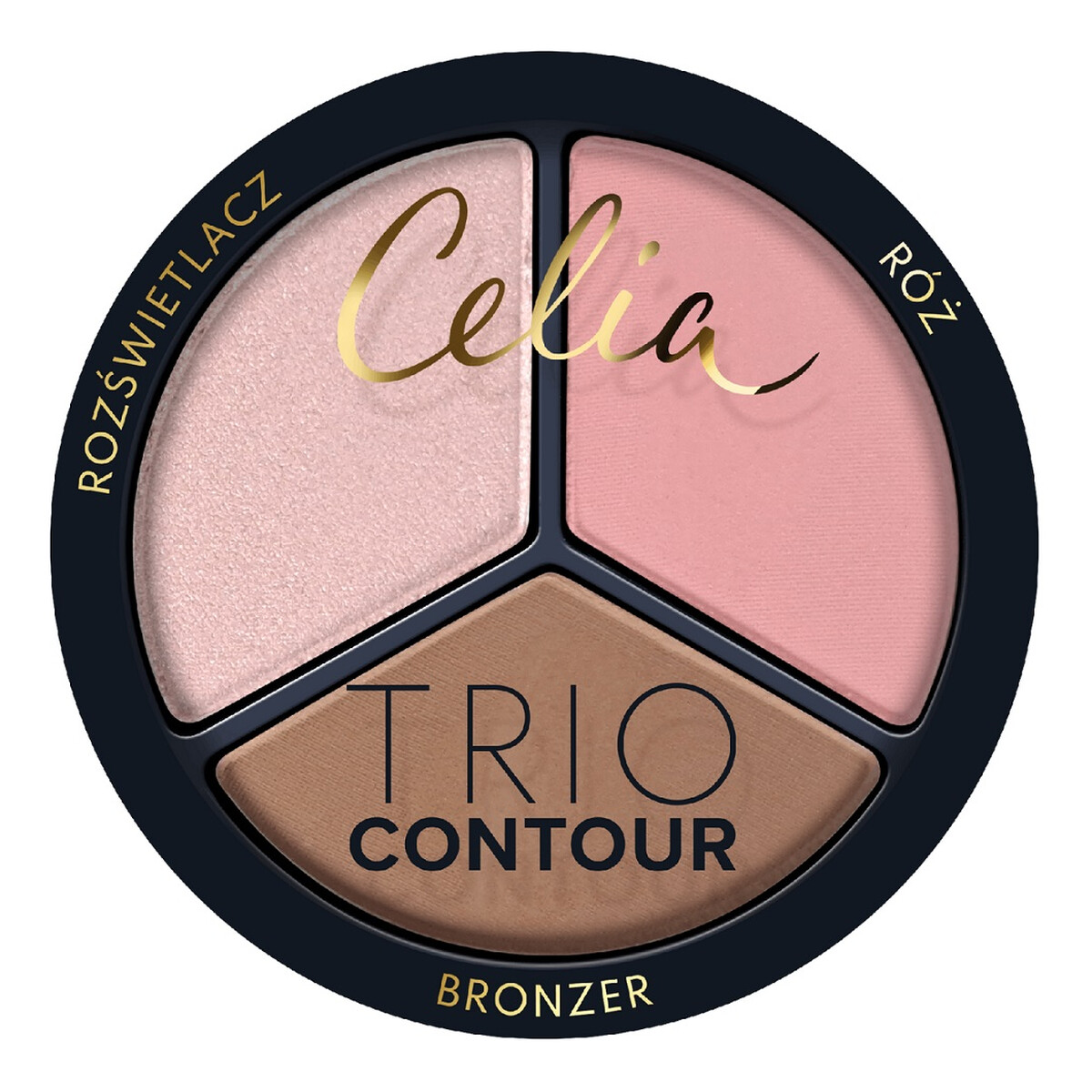 Celia Trio Zestaw do konturowania twarzy w pudrze 8g