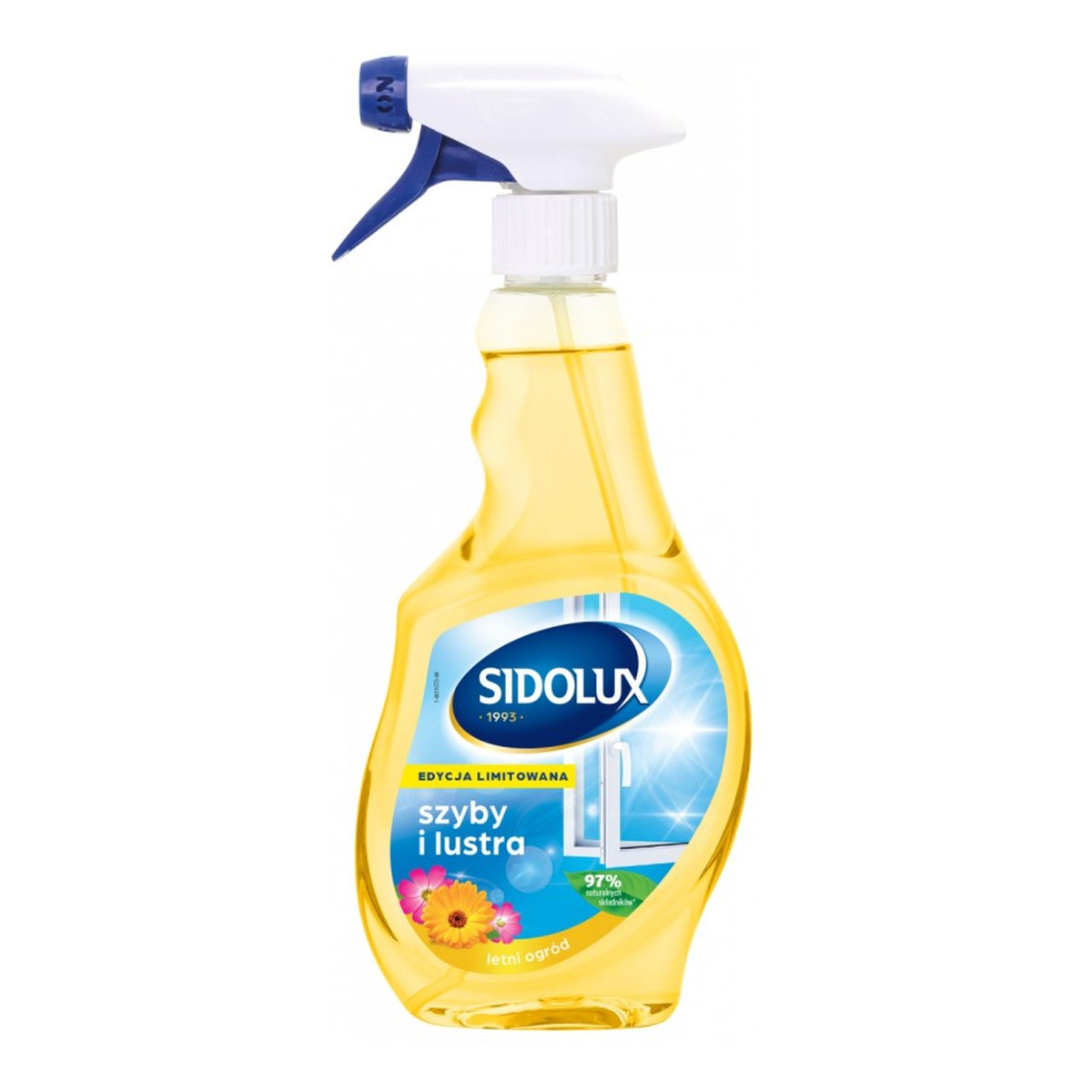 Sidolux Crystal Płyn do mycia szyb Letni ogród 500ml