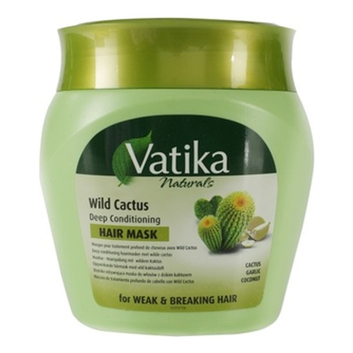 Dabur Vatika Wild Cactus Głęboko Odżywiająca Maska Do Włosów z Dzikim Kaktusem 500g