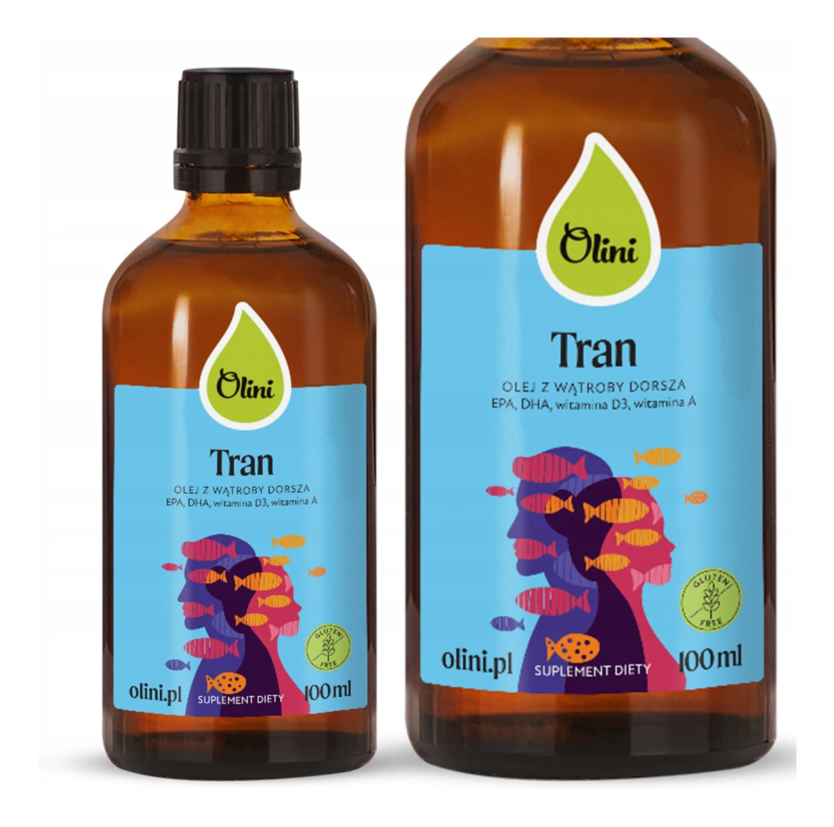 Tran Norweski Omega-3 wit D3 i A EPA DHA na mózg serce wzrok