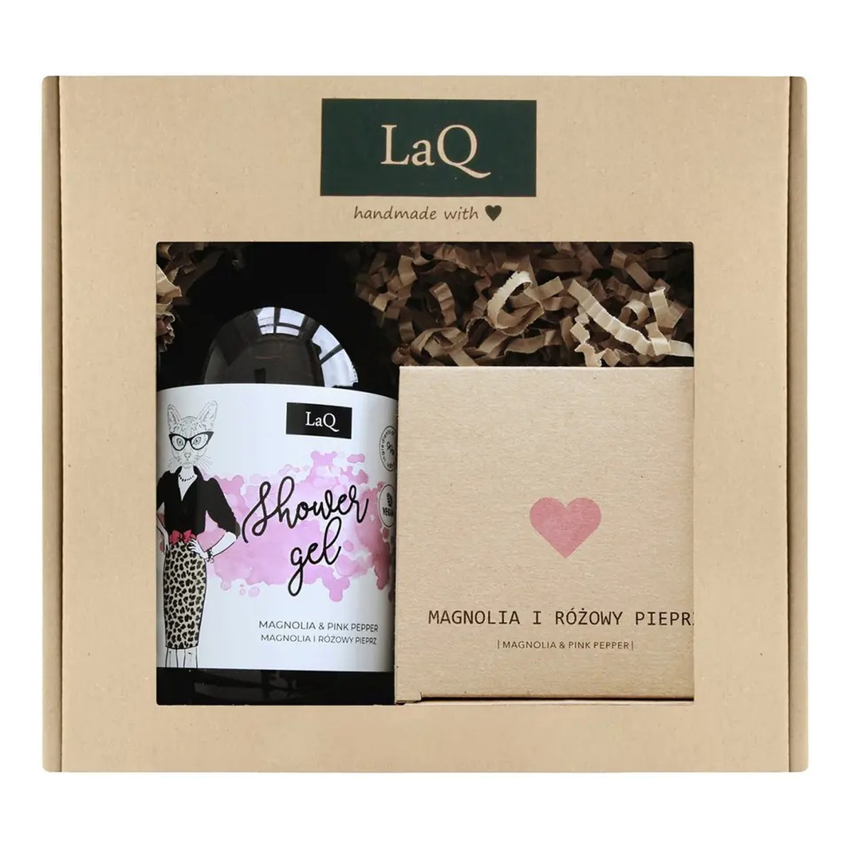 Laq Kicia Magnolia Zestaw żel pod prysznic 500ml + masło do ciała 200ml
