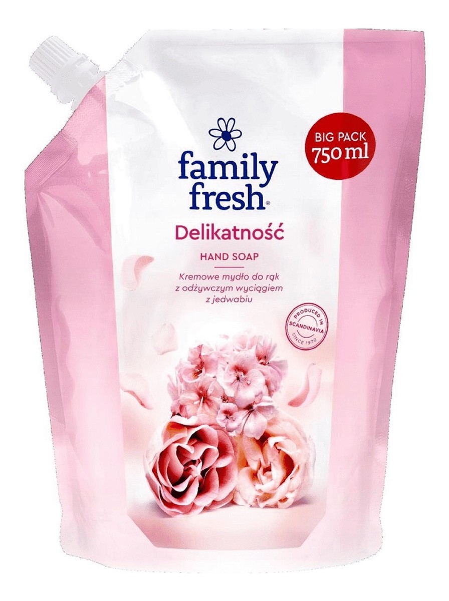 Hand Soap kremowe mydło do rąk z odżywczym wyciągiem z jedwabiu Delikatność Refill