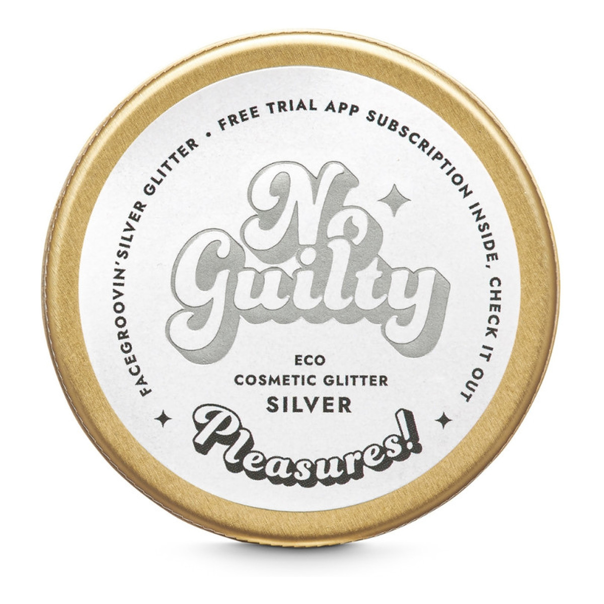 Ministerstwo Dobrego Mydła No Guilty Bio Brokat do zdobienia ciała i twarzy - Silver 10g