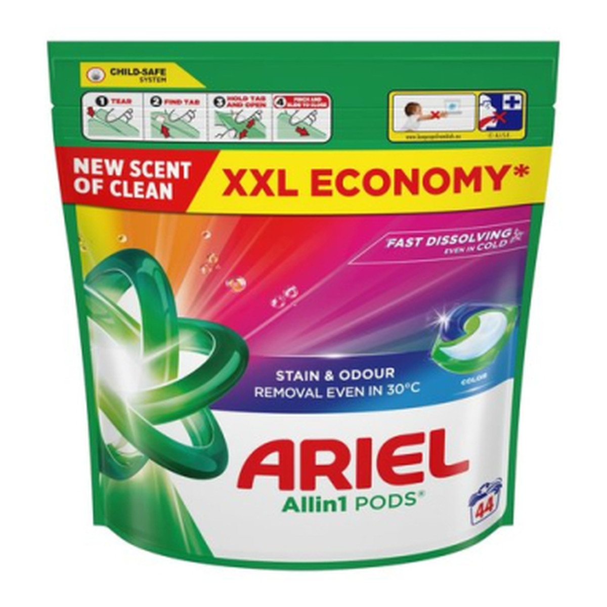 Ariel Kolor Kapsułki do prania kolorów All in1 Pods 44 szt.
