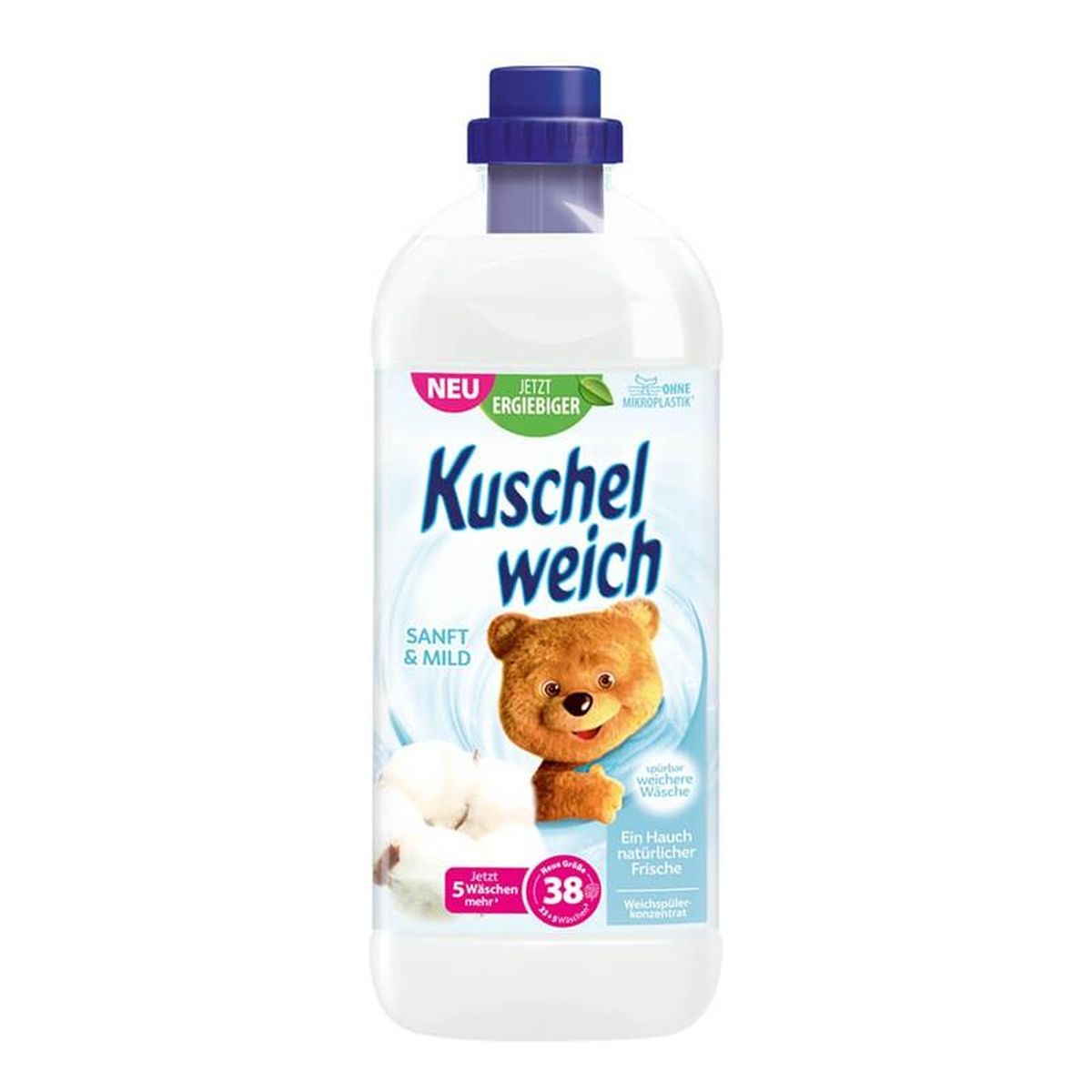 Kuschelweich Płyn do płukania 2x Wilde Vanille 2x Frischetraum 2x Sanft & Mild 6x1L