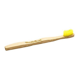bambusowa Szczoteczka do zębów dla dzieci żółta 14,5cm