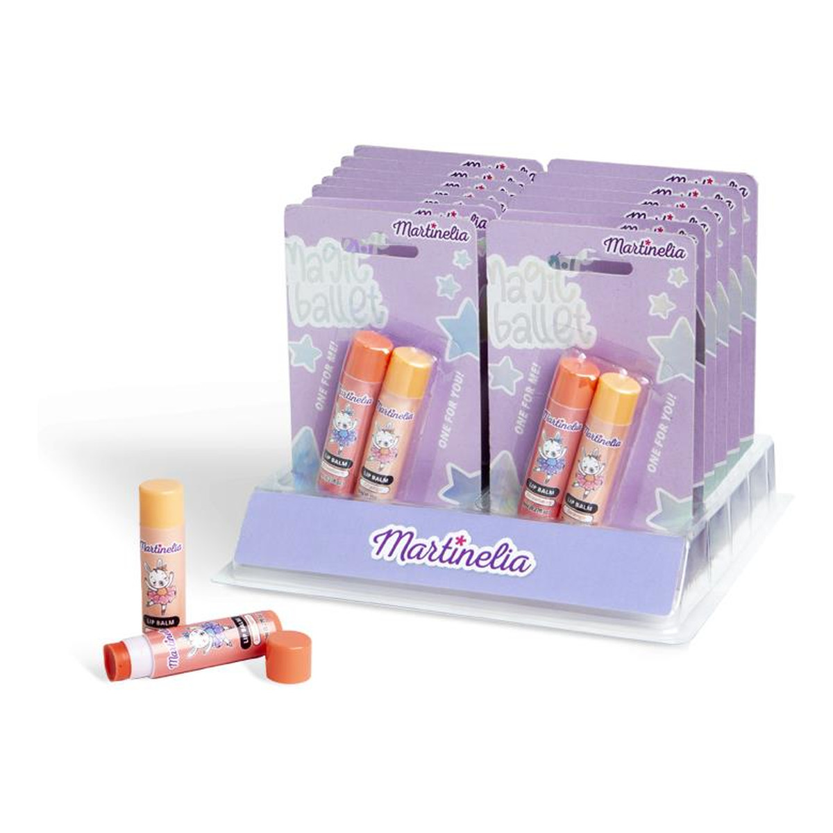 Martinelia Zestaw balsamów do ust magic ballet, 2x4 g