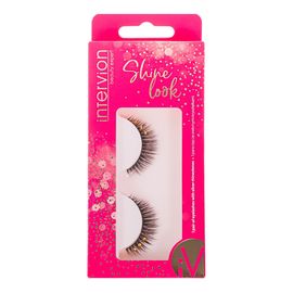 Shine look sztuczne rzęsy z kamieniami złotymi