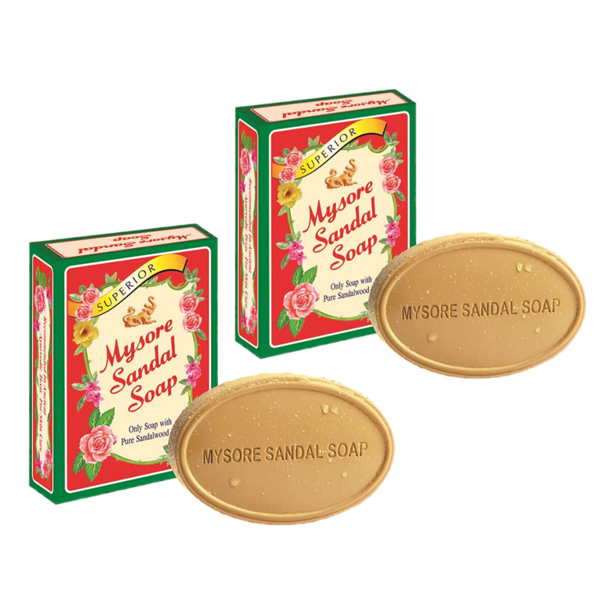 Mysore Mydło sandałowe Ajurwedyjskie 2x159g