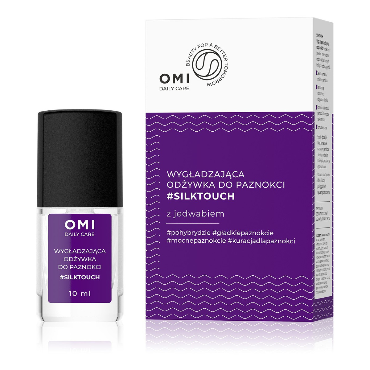 Allvernum OMI Daily Care odżywka do paznokci wygładzająca #silktouch z jedwabiem 10ml