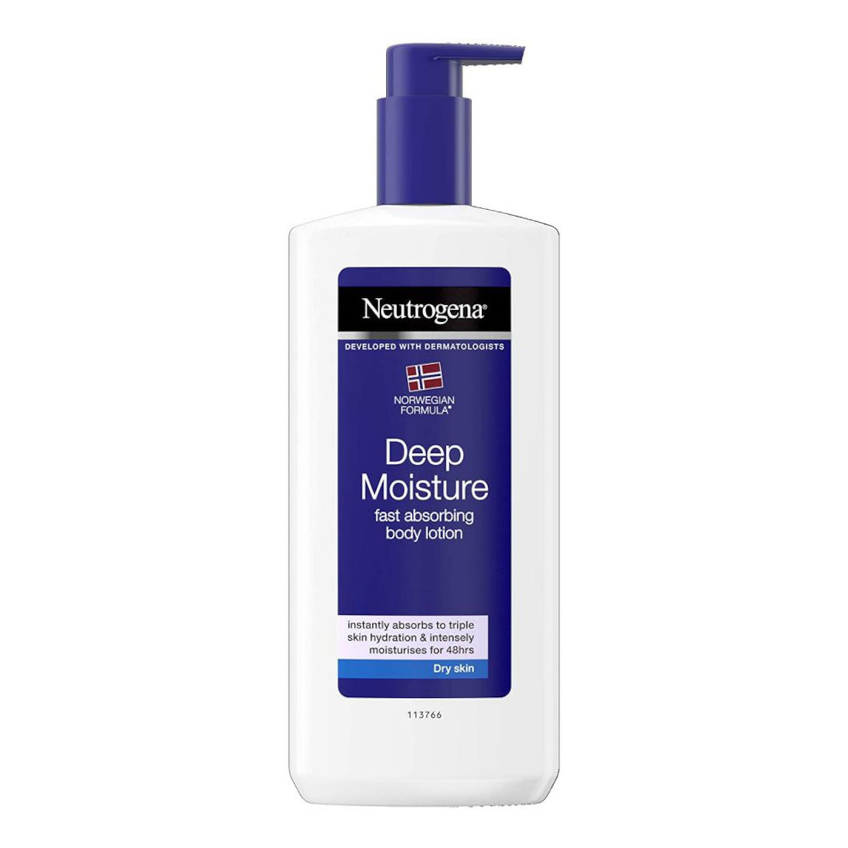 Neutrogena Deep Moisture Formuła Norweska Głęboko Nawilżająca Emulsja Do Ciała Do Skóry Suchej 6 x Olejek Sezamowy 400ml