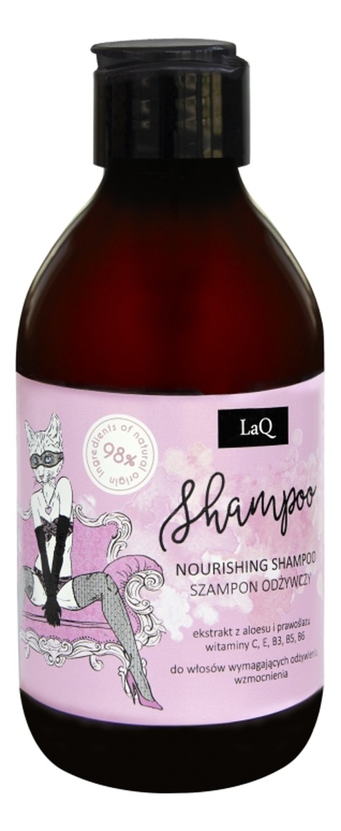 Nourishing shampoo odżywczy szampon do włosów kocica piwonia