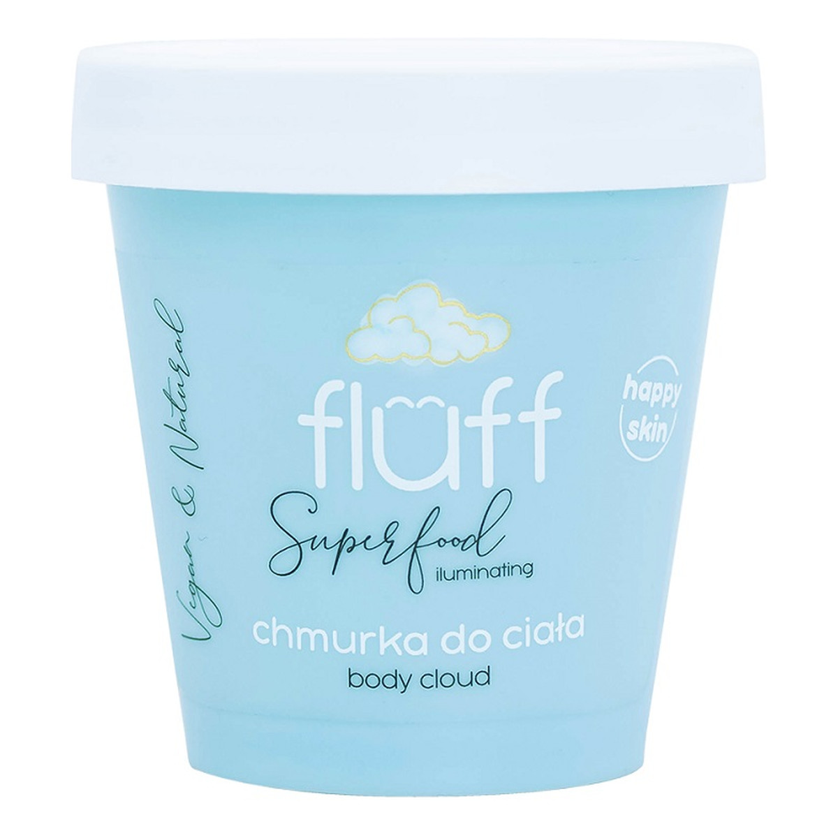 Fluff Super Food Body Cloud Illuminating Rozświetlająca chmurka puszysty balsam do ciała Kumkwat 150g