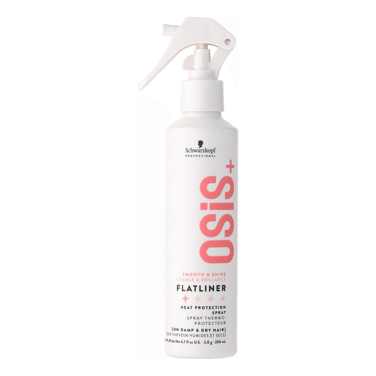 Schwarzkopf Professional Osis Flatliner Heat Protection Spray Stylizacja włosów na gorąco 200ml