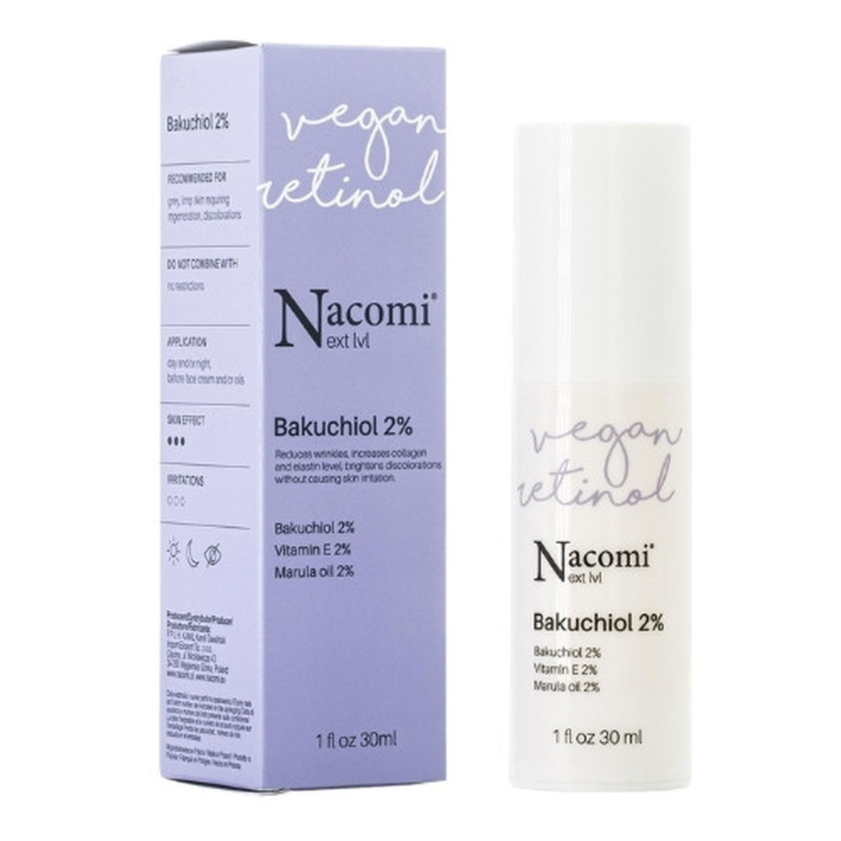 Nacomi Next Level Bakuchiol 2% serum do twarzy 30ml
