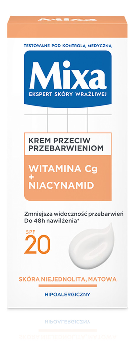 Krem do twarzy przeciw przebarwieniom witamina c + niacynamid 50ml