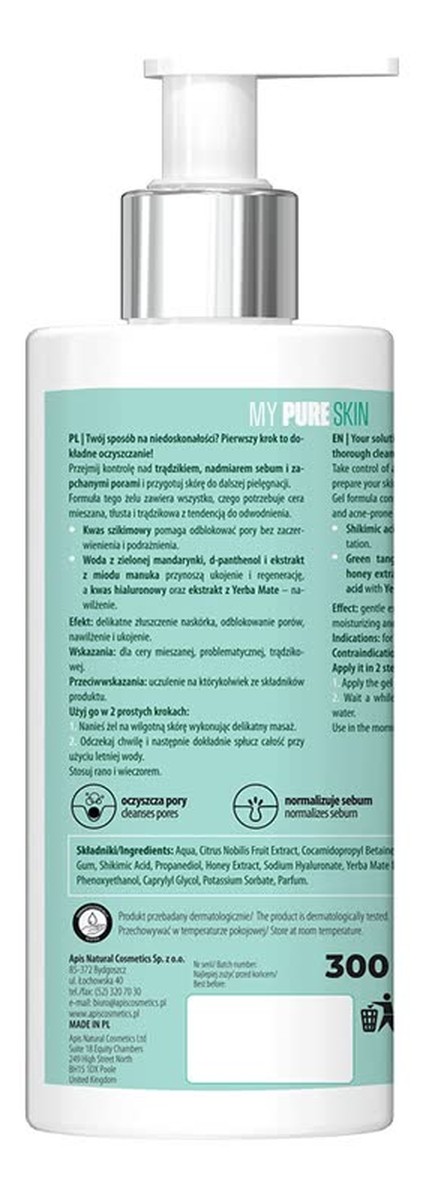 Normalizujący Żel Do Mycia Twarzy