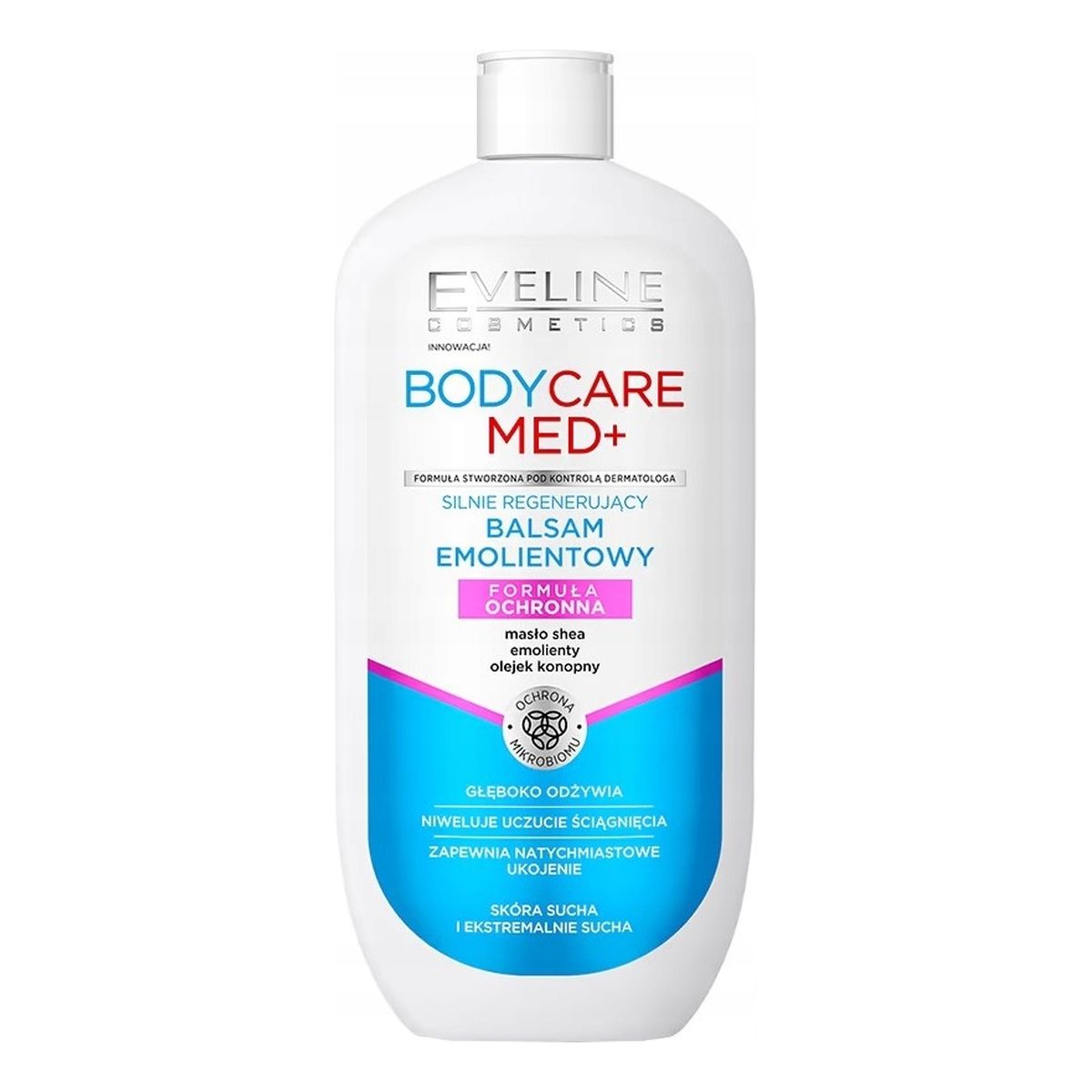 Eveline Body Care Med+ Silnie Regenerujący Balsam emolientowy do skóry suchej i ekstremalnie suchej 350ml