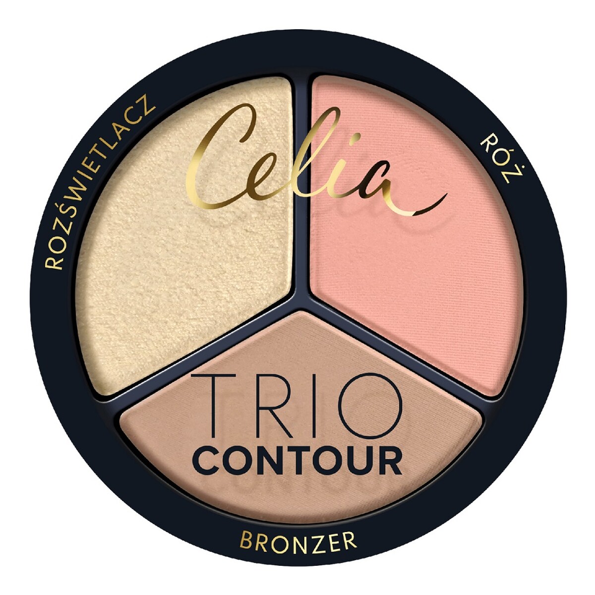 Celia Trio Zestaw do konturowania twarzy w pudrze 8g