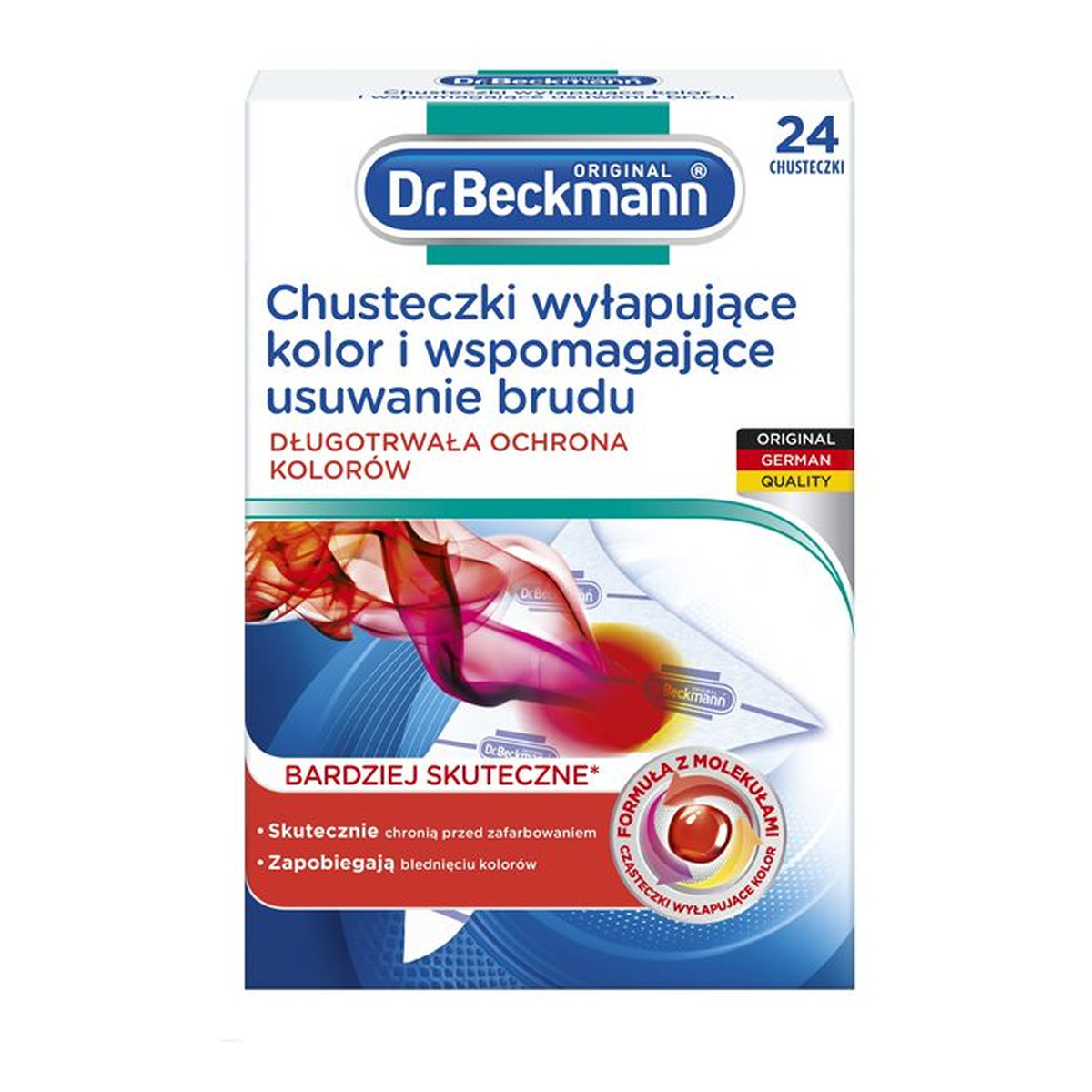 Dr. Beckmann Chusteczki wyłapujące Kolor i brud 12szt.