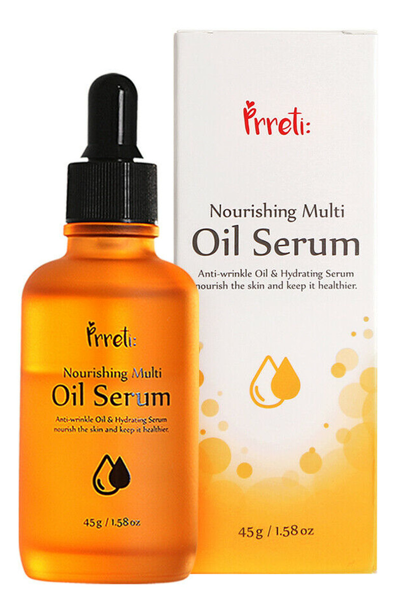 Nourishing multi oil serum nawilżające serum do twarzy z kompleksem olejków