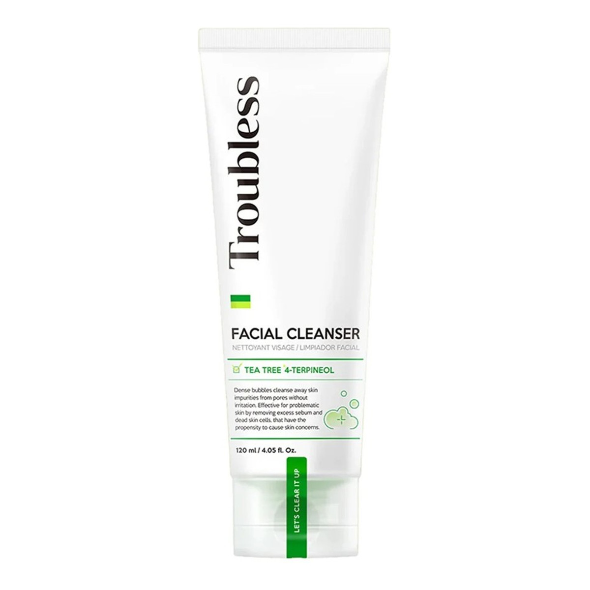 Troubless Facial cleanser oczyszczająca pianka do twarzy 120ml