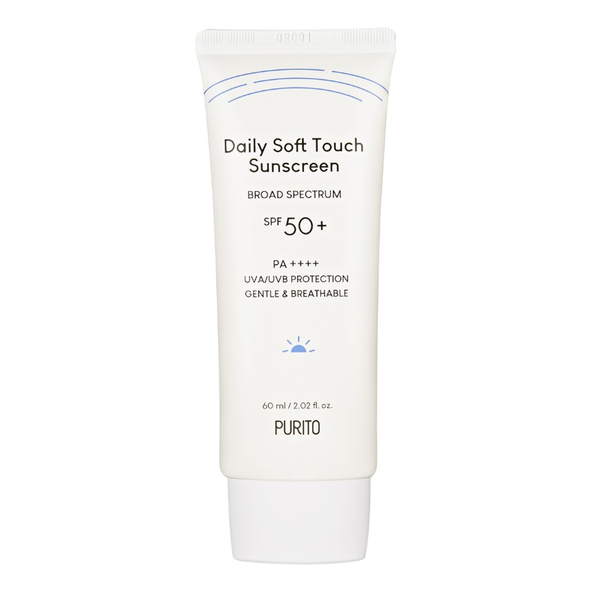Purito Daily Soft Touch Sunscreen SPF50+ PA++++ Krem przeciwsłoneczny z ceramidami 60ml