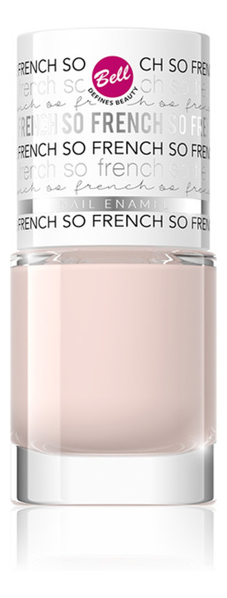 SO FRENCH MANICURE NAIL ENAMEL Trwaly lakier do paznokci