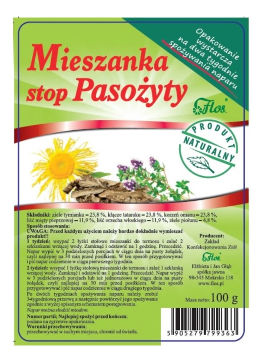 Mieszanka Na Pasożyty