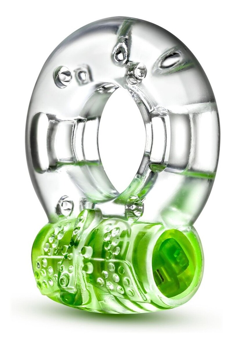 Play with me arouser vibrating c-ring wibrująca opaska na penisa green