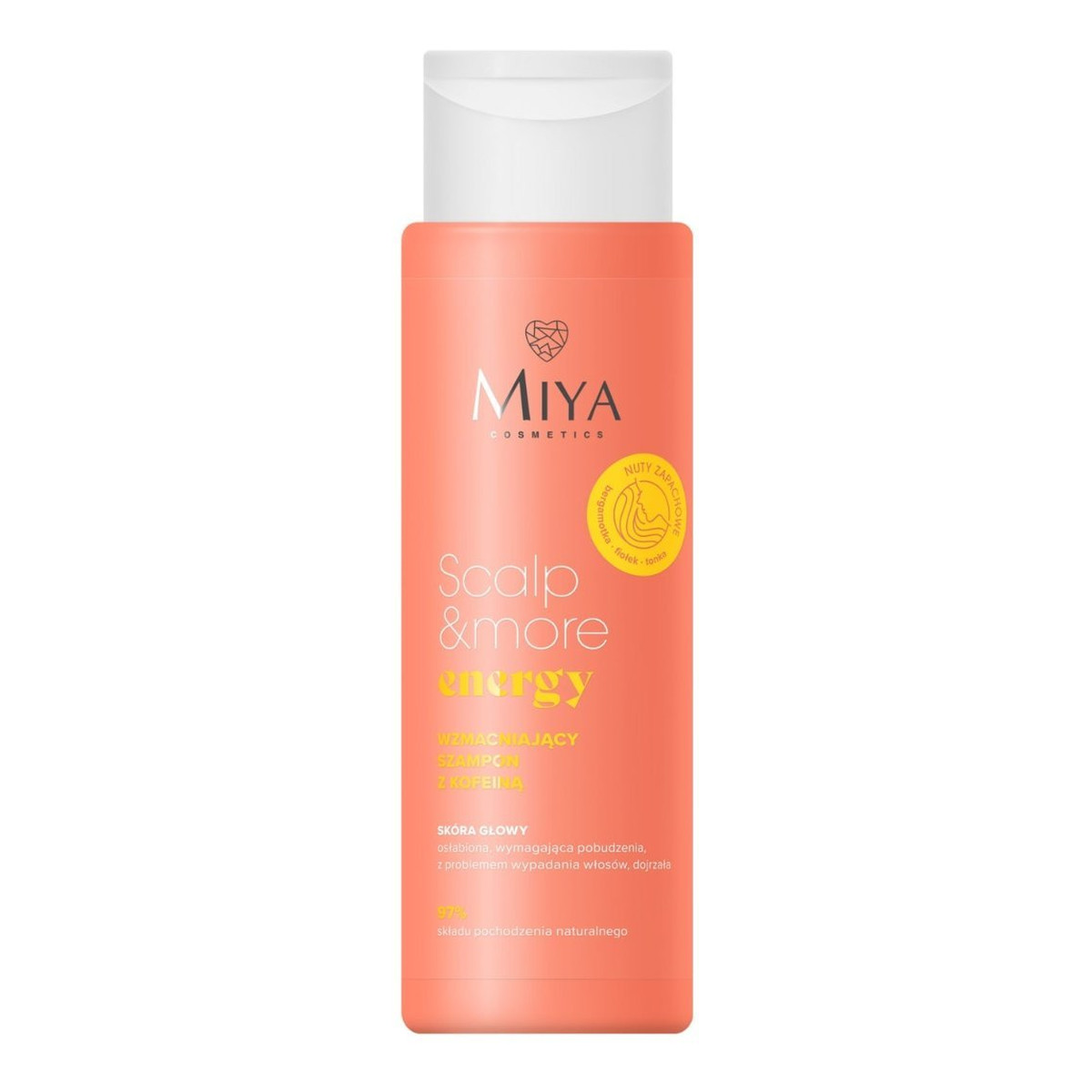 Miya Cosmetics Scalp&More Wzmacniający Szampon z Kofeiną 300ml