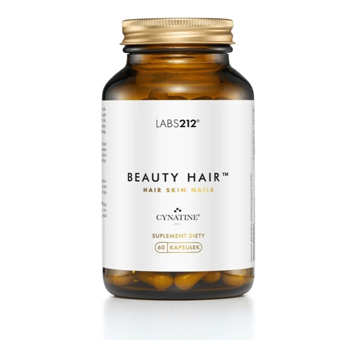 Labs212 Beauty hair suplement diety wspierający skórę włosy i paznokcie 60 kapsułek
