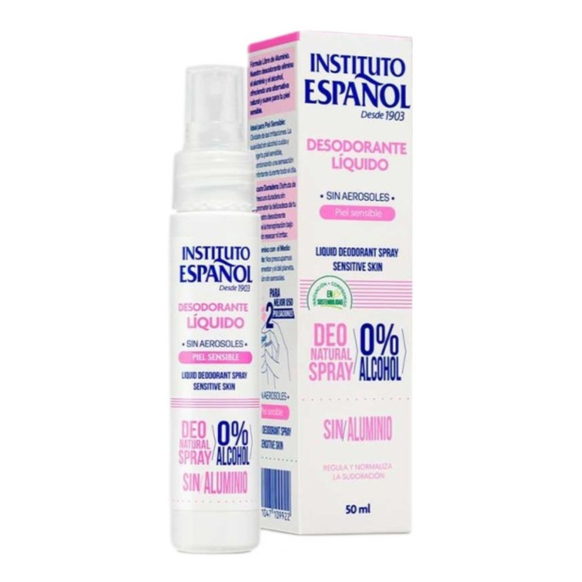 Instituto Espanol Sensitive antyperspirant damski w mgiełce 50ml