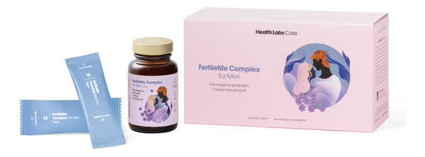 Fertileme complex for men suplement diety dla wsparcia płodności i funkcji rozrodczych dla mężczyzn 30 kapsułek + 30 saszetek