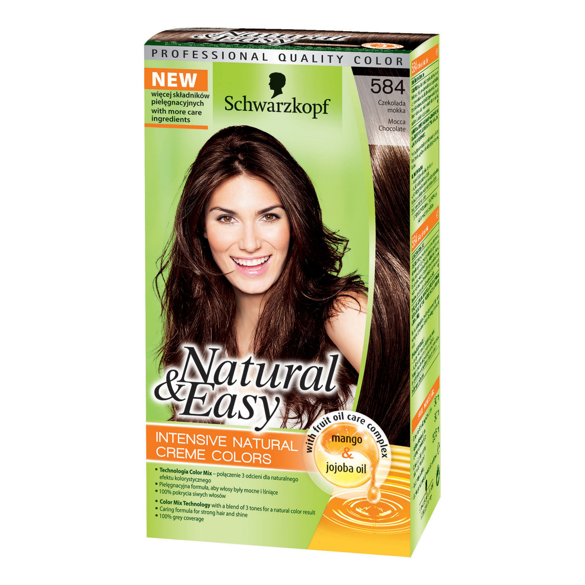 Schwarzkopf Natural & Easy Farba Do Włosów 122ml
